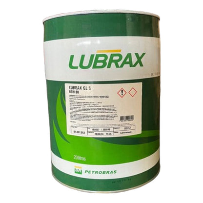 Aceite Lubrax 80w90 Gl5 20l Auto/camioneta/camion