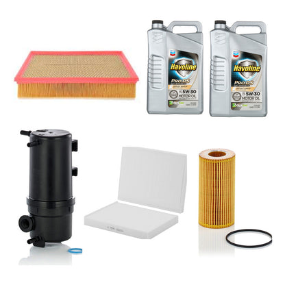 Kit Filtros Vw Amarok 3.0 V6 + Aceite Texaco 5w30 X4l - Wix
