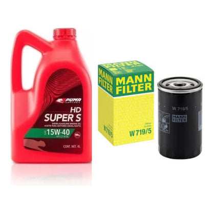 Filtro Y Aceite Para Gol Power - Puma 15w40 4lts