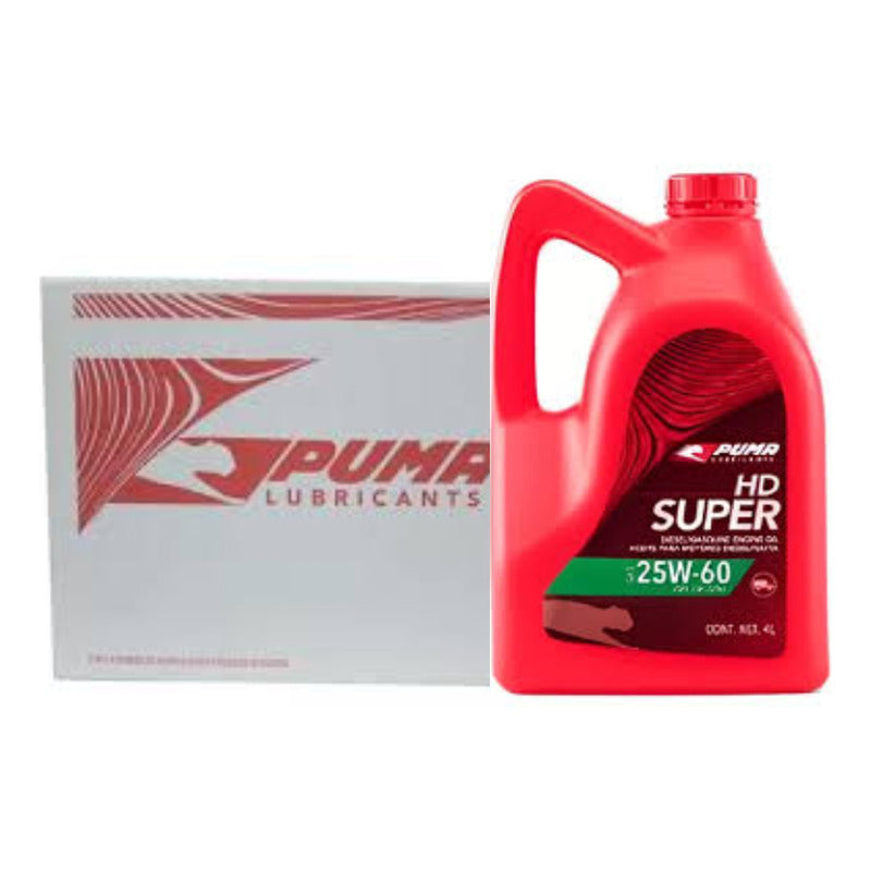 Aceite Puma Hd Super 25w60 4x4lts