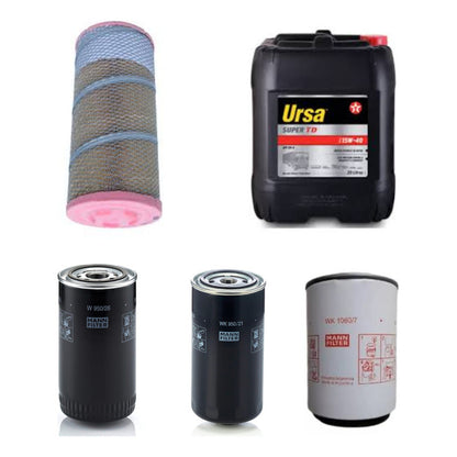 Kit Filtros Ivco Vertis + Aceite Texaco X20l - Mann Filter