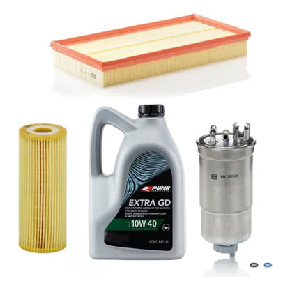 Kit Filtros Vw Bora 1.9 Tdi - Puma 10w40 X4l Mann Filter