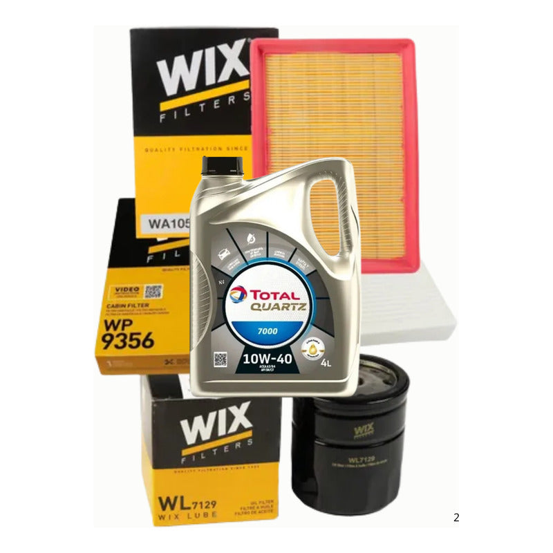 Kit De Filtros Onix Prisma 1.4 + Total 10w4 X4lt Wix Filters