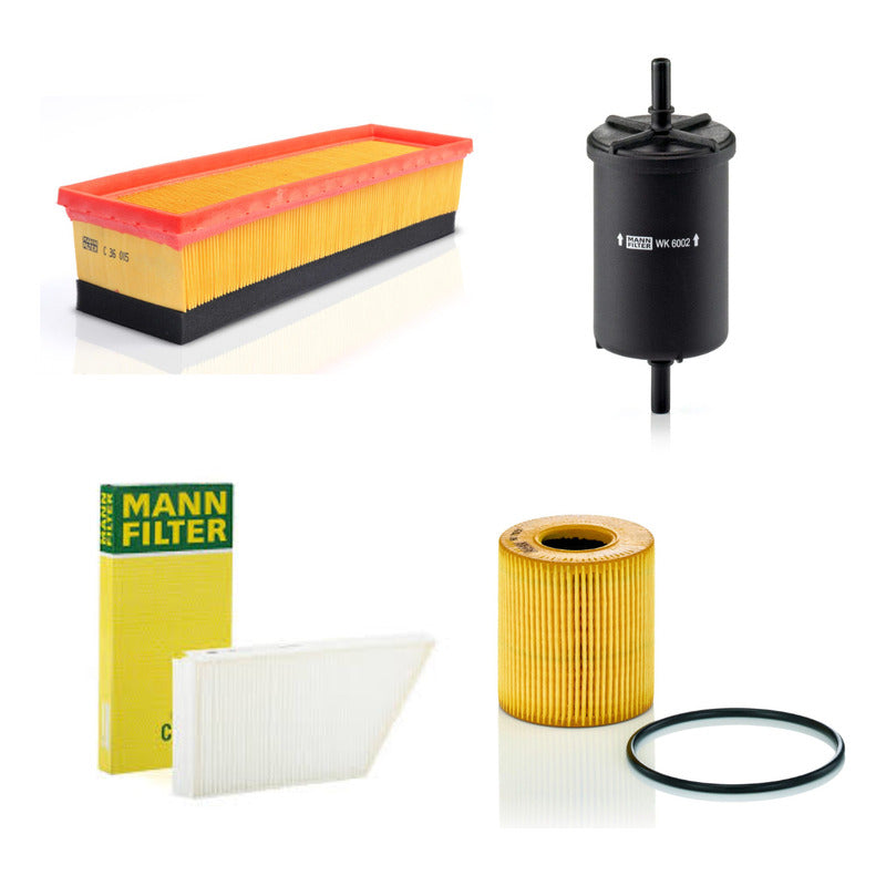 Kit Filtros Peugeot 207 1.4 Compact - Mann Filter