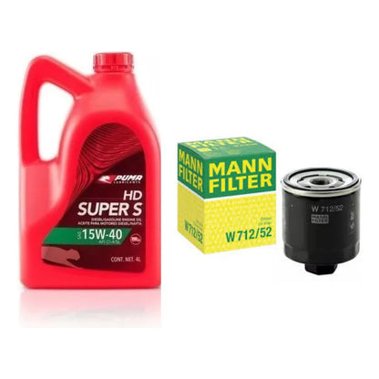 Filtro Y Aceite Para Gol Trend / Suran - Puma 15w40 4lts