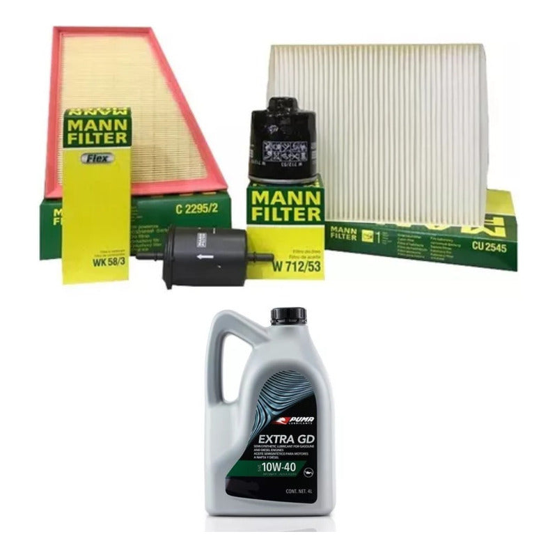 Kit Filtros Volskwagen 1.6gol Trend Voyage Suran Fox + 10w40