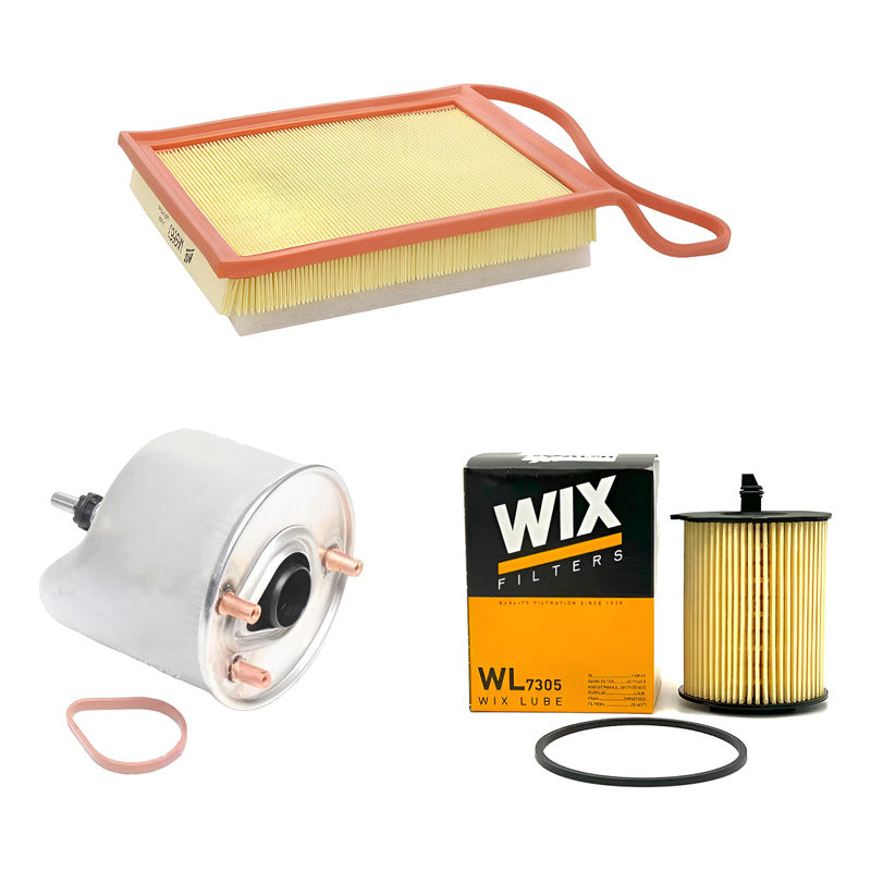 Kit Filtros Citroen Berlingo 1.6 Hdi (2010 Adelante) - Wix