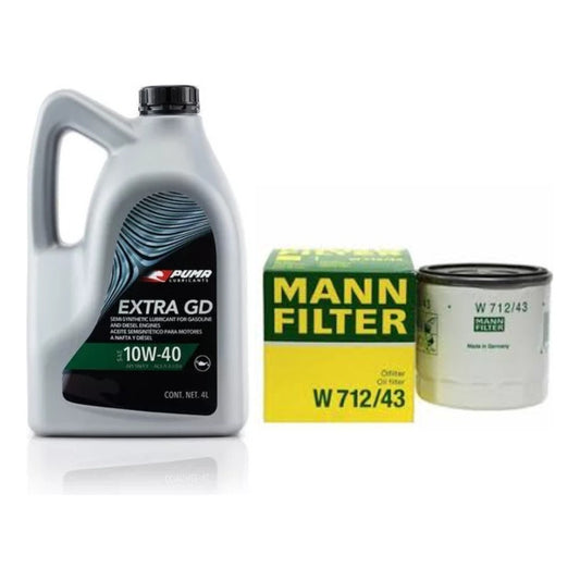 Filtro Y Aceite Puma 10w40 4 Lts - Ford Ka