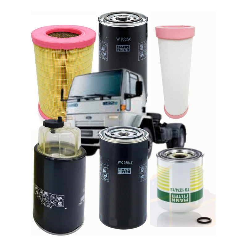 Kit De Filtros Ford Cargo 1722 - Mann Filter