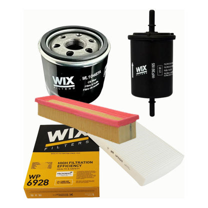 Kit De Filtros Clio Ii 1.2l 1.6v 2008 - Wix Filters