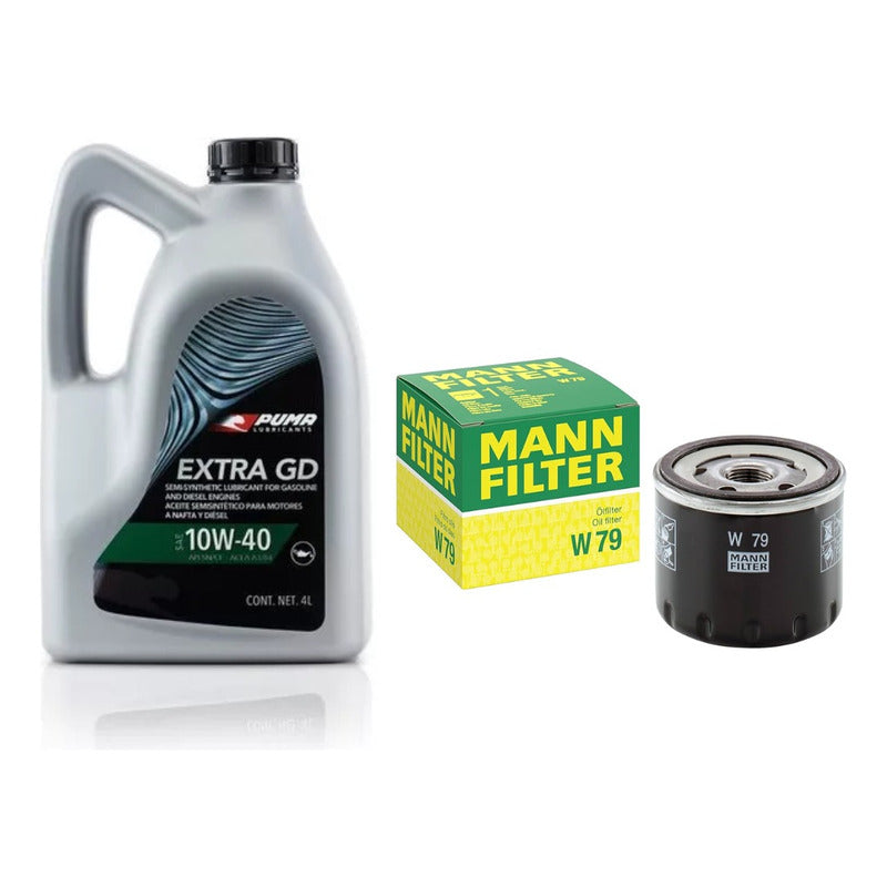 Filtro Y Aceite Puma 10w40 4 Lts - Renault Clio I