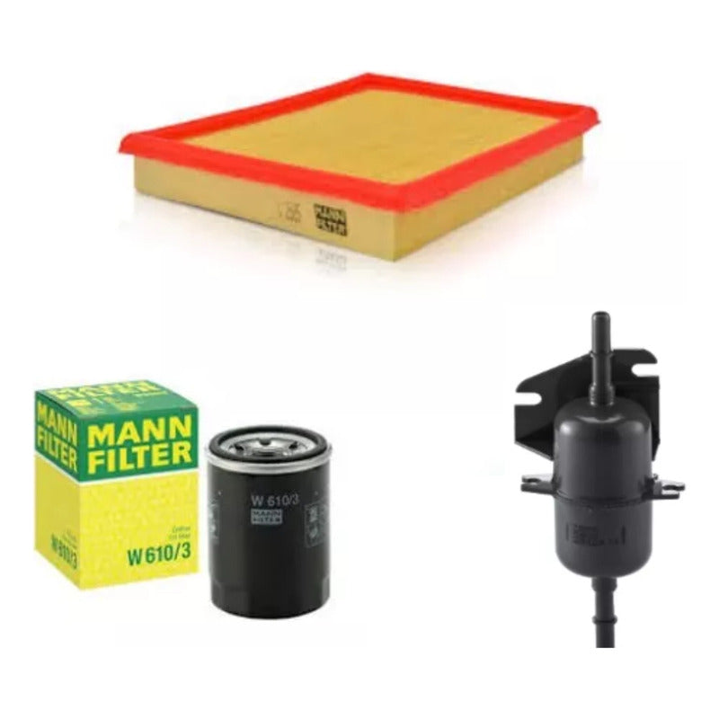 Kit Filtros Fiat Idea  / Palio 1.4  1.3 Fire - Mann Filter