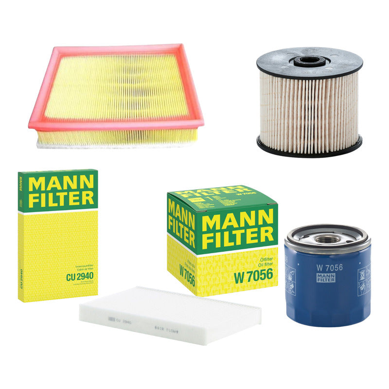 Kit De Filtros Peugeot 307 Hdi 2.0 8v Diesel