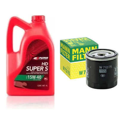 Filtro Y Aceite Para Corsa / Onix - Puma 15w40 4lts