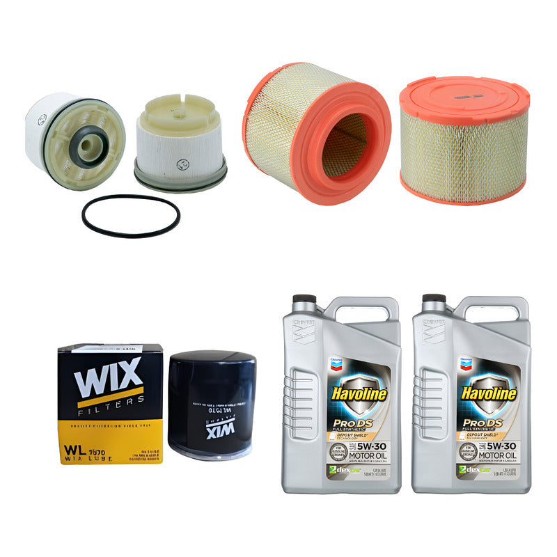 Kit Filtros Hilux 2.5 + Aceite Texaco 5w30 X4lts - Wix