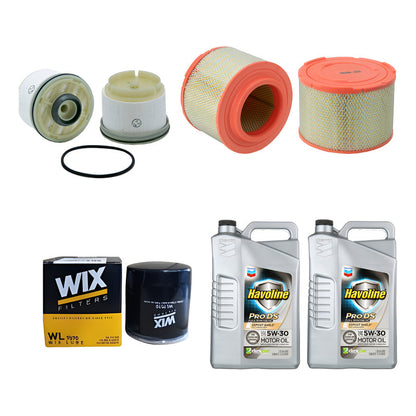 Kit Filtros Hilux 2.5 + Aceite Texaco 5w30 X4lts - Wix